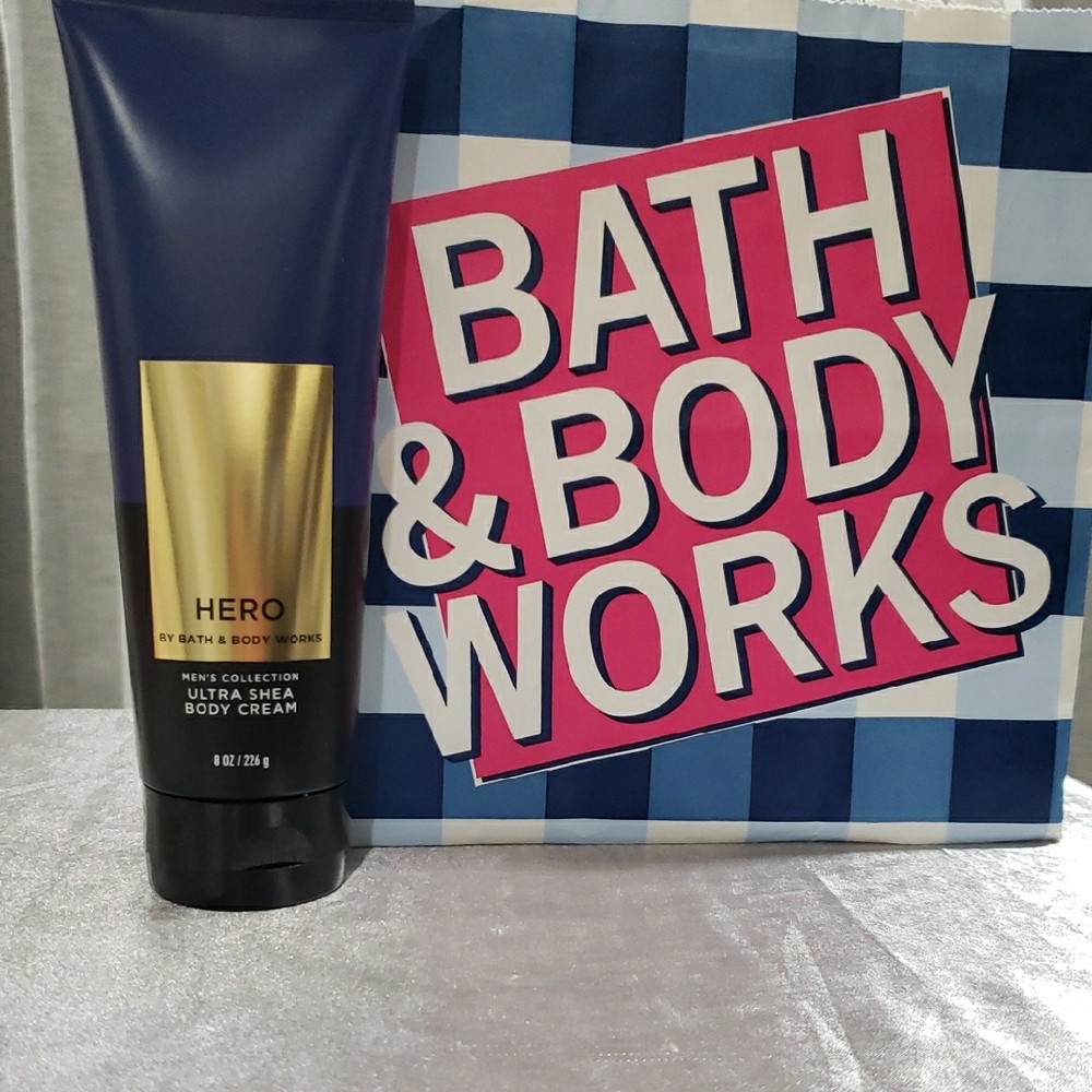 Bath & Body Works Hero Ultra Shea Body Cream - Gold and Black